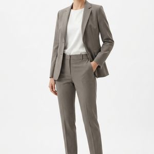 Pantalon de costume pour garçons en tissu extensible tissé en polyviscose confortable, respirant, infroissable, à séchage rapide, uni et léger - Product Image 5