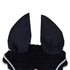 Nouveaux Bonnets d'Équitation Professionnels en Tricot pour Chevaux, Protection Anti-Mouches, Qualité Supérieure, Idéaux pour l'Été - Product Image 1