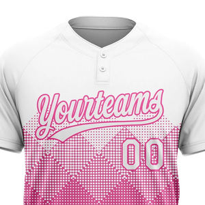 Maillot de baseball personnalisé de haute qualité avec logo imprimé, léger, à deux boutons, manches courtes, unisexe, respirant, séchage rapide - Product Image 3