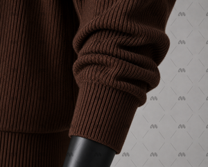 Pull tricoté pour femme à col simple, teint en fil, nouvelle collection automne 2025, vente en gros, personnalisable avec logo pour vêtements d'équipe et boutiques - Product Image 5