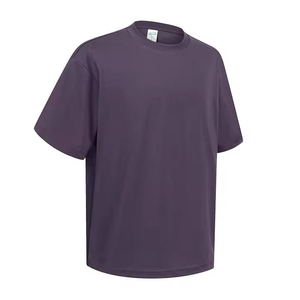เสื้อยืดคุณภาพสูง 250 GSM หนัก ทนทาน ขายส่ง เสื้อเปล่า พิมพ์โลโก้ได้ตามสั่ง แห้งเร็ว ระบายอากาศดี เสื้อยืดผู้ชายสไตล์เรโทร - Product Image 3