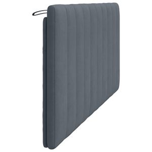 Housses de meubles pour tête de lit en velours gris foncé 72 \" - Product Image 6