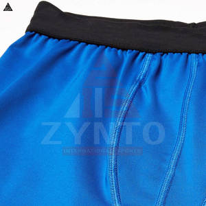 Shorts de compression athlétiques pour hommes à séchage rapide, taille élastique, couleur unie, pour entraînement et fitness, à bas prix - Product Image 3