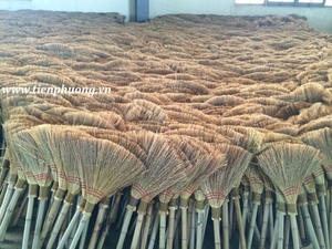 Sogum Natural Grass <b>Broom</b> and <b>Dustpan</b> Set with Rope Handle and Broomstick Material Other Handicraft From Hanoi Vietnam - Product Image 6