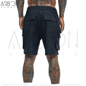 Shorts cargo en toile pour hommes, style actuel, coupe ajustée, confortables, design unique, meilleur fournisseur, tendance, best-seller - Product Image 5