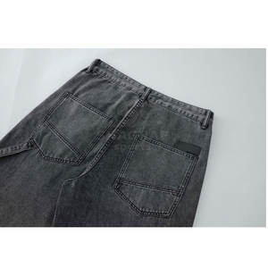 Jean stretch slim pour homme, design tendance, pour un look décontracté et des mouvements fluides, effet délavé. - Product Image 4