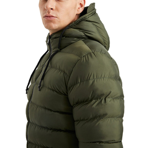 Veste d'hiver haut de gamme pour homme grande taille, écologique, réversible, imperméable, coupe-vent, à capuche et col montant, matelassée - Product Image 3