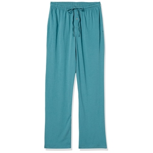 NOEN SPORTS Pantalon de pyjama pour homme en coton rouge dégradé, tricoté, respirant, imprimé par transfert thermique, taille élastique avec cordon de serrage - Product Image 4
