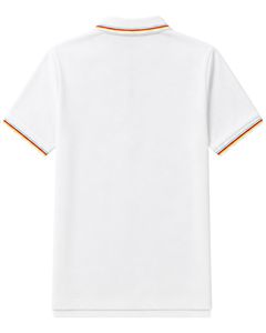 Custom <b>White</b> Men <b>Polo</b> Shirt Short Sleeve Casual Sports Golf T Shirt Breathable Summer Wear Stripe Collar Premium Quality Design - Product Image 2