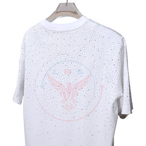 T-shirts pour hommes en strass à prix avantageux, fabrication pakistanaise, polyester/coton de haute qualité, séchage rapide, respirant, écologique - Product Image 5