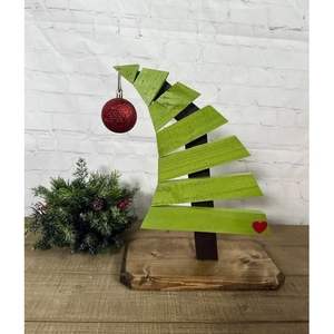 Árbol de Navidad Artesanal de Madera y MDF para Decoración de Mesa Navideña, Elegante Accesorio Navideño para Decoración del Hogar - Product Image 5