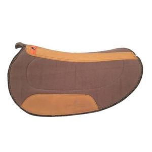 Almohadilla de sillín de estilo occidental de fieltro de lana personalizada con diseño de caballo y guepardo para propietarios de caballos - Product Image 2