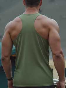 Nouveau style de débardeur en coton uni pour homme, respirant, décontracté, sans manches, essentiel pour l'été, vêtements de sport, logo personnalisé - Product Image 2