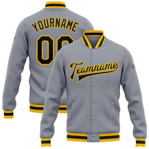 Chaqueta Universitaria para Hombre, Estilo Varsity, Personalizada con Parches de Chenilla, Cierre de Broches, Uniforme de Equipo, Producción de Fábrica - Product Image 1