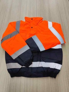 Veste de travail imperméable pour homme, softshell haute visibilité, avec capuche, fermeture éclair, caractéristiques de sécurité pour l'extérieur et l'atelier, avec éléments réfléchissants - Product Image 2
