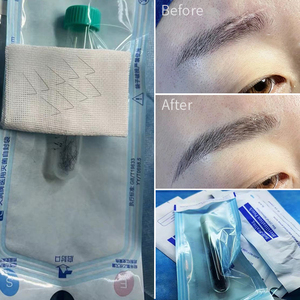 คิ้วกันน้ำไม่หลุดออก<span class=keywords><strong>ง่าย</strong></span>คิ้วสีดำ100% <span class=keywords><strong>ผม</strong></span>จริง - Product Image 3