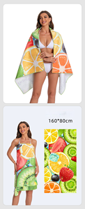 Sand-Free Microfiber Beach Towel Professional UPF 50+ Quick Dry Travel Towel Large Lightweight <strong>Gear</strong> for Pool Surfing Camping - Product Image 5