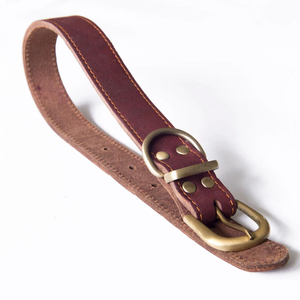 Luxury Simple Style Dog <b>Collar</b> Premium Leather Pet <b>Collar</b> Export Quality from Divine International India - Product Image 1