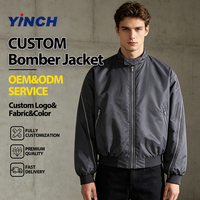 Blouson aviateur pour homme de haute qualité, style streetwear, avec fermeture éclair classique et poches, durable