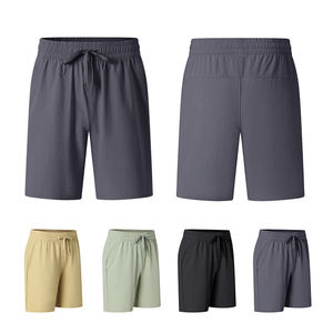 Pantalones Cortos Deportivos para Hombre, Color Gris Sólido, Personalizados OEM, Cómodos, para Gimnasio, Ejercicio, Uso Casual, 100% Algodón, Secado Rápido, Excelente Servicio - Product Image 2