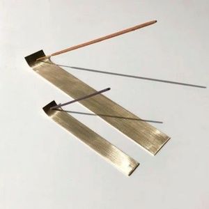 Wholesale Price Brass Resin Incense Burner With Wooden Base Tea Light Bakhoor <b>Holder</b> Luxury Home Decor - Product Image 2