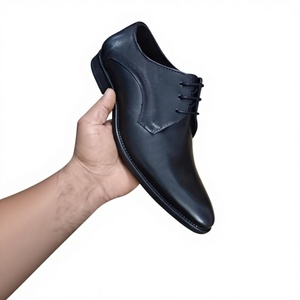Zapatos Formales de Moda para Hombre, Hechos a Mano con Cuero de Búfalo Puro, Impermeables, con Logotipo Personalizado, para Todas las Temporadas - Product Image 1