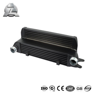 Radiador de intercooler delantero de aluminio completo negro para BMW E60 E61 525D <span class=keywords><strong>530D</strong></span> 535D 635D - Product Image 2