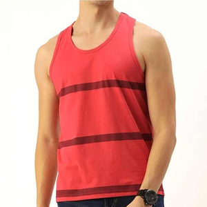 Wholesale Low Price Knitted Eco-Friendly Men's Sleeveless Workout Tank <b>Top</b> Quick Dry Breathable Premium Design - Product Image 1