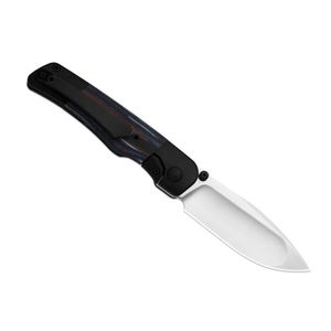 Couteaux pliants de haute qualité avec lame aiguisée de style Damas, poignée confortable en texture carbone et design compact pour l'extérieur - Product Image 3