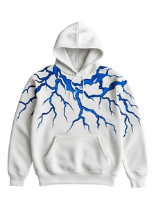 Sudadera con Capucha Unisex, Estampado Galáctico, Negra, Poliéster, Informal, para Otoño, con Bolsillos, Corte Regular - Product Image 5