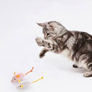 Juguetes para Gatos al por Mayor: Ratón de Peluche con Hierba Gatera, 3 Colores Vivos, Realista y Divertido para Morder - Product Image 2