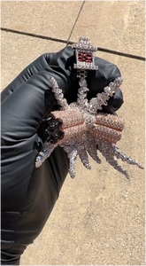 Colgante Bomb de Plata de Ley, Colgante Hip-hop Personalizado con Diamante Moissanita VVS, Colgante de Moissanita Personalizado - Product Image 4