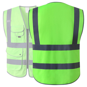 Custom Logo Workwear <b>Uniforms</b> Safety Vest Lightweight Reflective <b>Construction</b> Safety Vest Premium Manufacturer - Product Image 6