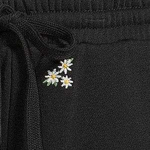 Women's Custom Logo Printed Regular Fit Canvas Jogger Trousers for Winter Anti-static Eco-Friendly Flat Front Design - Product Image 5