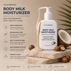 Leche Corporal Humectante OEM para una Piel Suave y Cuidado de Hidratación Diaria - Product Image 3