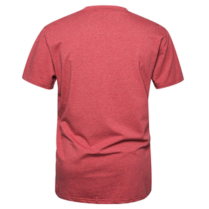 Camisetas de Hombre OEM de Moda Casual, Corte Regular, Diseño Único, Manga Corta, Cuello Redondo, Color Sólido, Transpirables, de Algodón Jersey Lavado, Estilo Urbano - Product Image 4