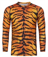 Rashguards de Jiu-jitsu personnalisés avec logo camouflage pour hommes, MMA, BJJ, coupe ample, manches courtes, rashguard de surf, t-shirt de compression