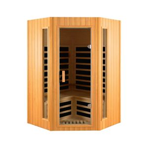 Sauna Interior de Infrarrojos Lejanos para Dos Personas, Fabricada con Madera de Hemlock - Product Image 5