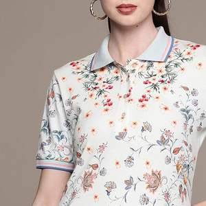 Camisetas Polo de Mujer de Color Sólido al Por Mayor al Mejor Precio, Servicio OEM, Último Estilo, Camiseta Polo de Mujer de Secado Rápido, Sublimada, Más Vendida - Product Image 5