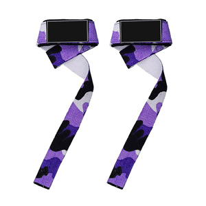 Sangle de musculation en coton de haute qualité Misha Sports Fitness - Logo personnalisé, légère, portable, réglable, respirante, antidérapante - Product Image 1