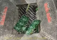 Broyeur de déchets électroniques à double arbre, sans entretien, pour cartes de circuits imprimés, capacité 500-750 kg/h