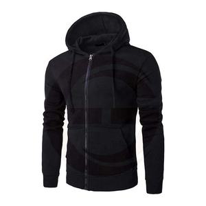 Sweat à capuche d'automne Offre Spéciale pour hommes taille adulte personnalisée avec fermeture à glissière solide nouvelle caractéristique anti-rides imperméable à la mode - Product Image 4