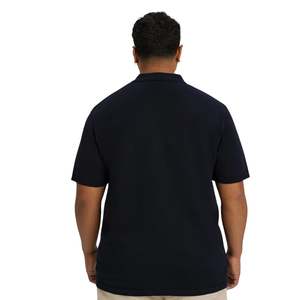 Polo en tricot pour homme grande taille, manches courtes, coton premium, tissu doux, coupe confortable, style décontracté chic, vêtements d'été, vente en gros - Product Image 4