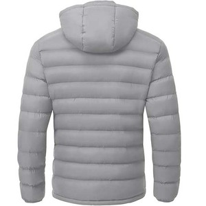 Chaqueta Acolchada de Nailon Personalizada para Hombre, con Capucha Desmontable, Diseño OEM de Pakistán 2025, Venta al Por Mayor - Product Image 5
