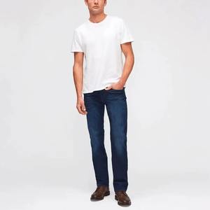 Jeans Casuales de Corte Recto para Hombre Adulto, Transpirables, de Secado Rápido, 100% Algodón Denim, Cintura Media, Bolsillos, Cierres de Cremallera Delanteros, Ligeros - Product Image 3