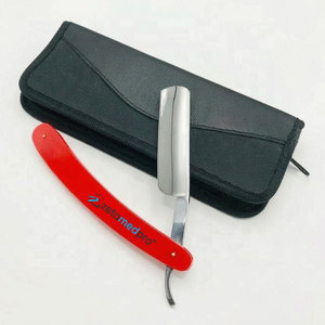 มีดโกนหนวดแบบตรงสำหรับผู้ชาย รุ่นคลาสสิค ระดับมืออาชีพ ใบมีดเดี่ยวสแตนเลส ด้ามจับพลาสติก บรรจุภัณฑ์สีปรับแต่งได้ - Product Image 1