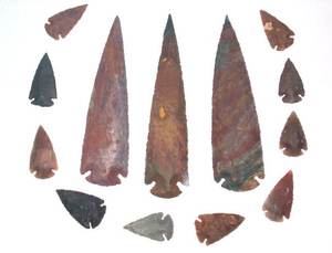 Verre rouge Flèches Collier naturel - Product Image 2