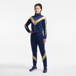 Women Cheerleading Tracksuit Custom Sportswear Athletic Teamwear Full Zip <b>Jacket</b> Matching Pants - Product Image 6