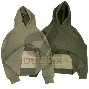 Nueva Sudadera con Capucha para Hombre, al por Mayor, con Logotipo Personalizado, 310 Gramos, 100% Algodón, Felpa Gruesa, Cierre de Cremallera, Talla Grande, Color Sólido, para Invierno - Product Image 3