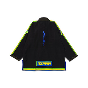 Kimono de Jiu-Jitsu Brésilien (BJJ) Noir Personnalisé Léger 100% Coton Fournisseur OEM Marque Privée Tissage Perlé Haute Densité 450-550 GSM - Product Image 5